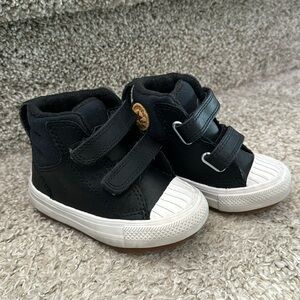 Converse boots. Toddler size 4. Black. Excellent used condition.